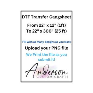 DTF Transfer Gangsheet